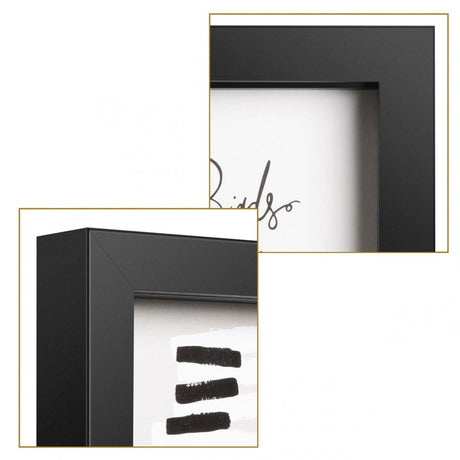Cornice per foto Henzo dittico pianoforte 13x18 cm nero