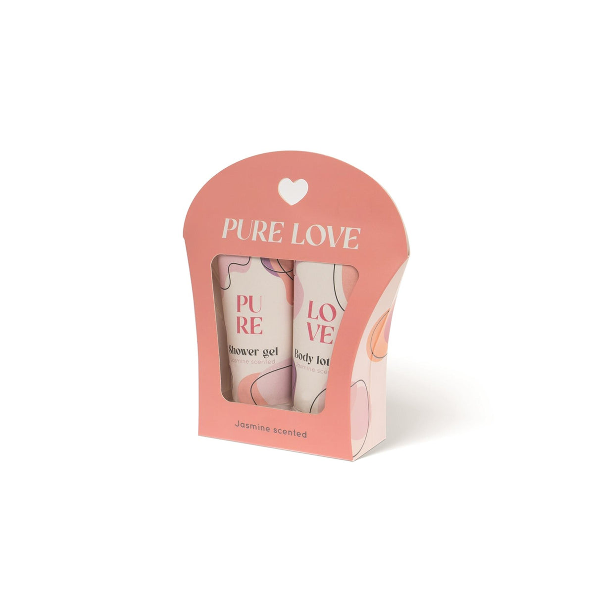 Source Balance Pure Love, set regalo da 2 pezzi, gel doccia e lozione per il corpo al profumo di gelsomino