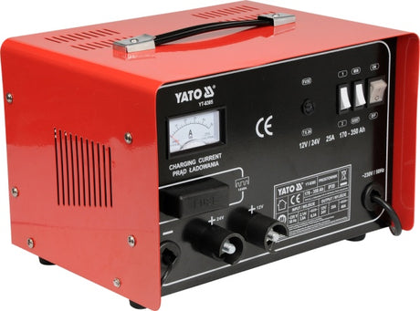 Yato gelijkrichter met starter 12 24v 25a 350ah 170 - 350ah