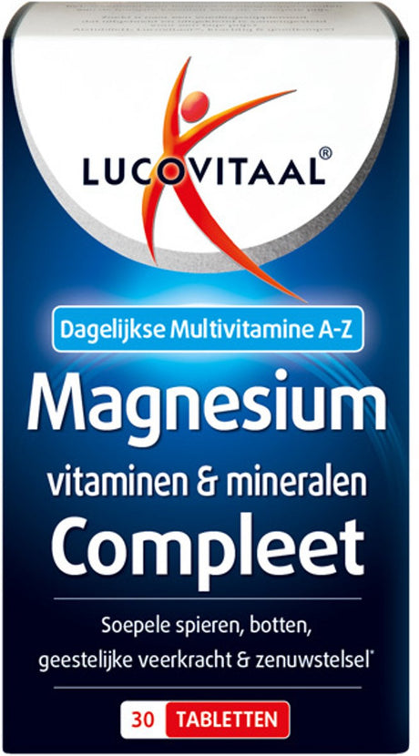 Lucovitaal magnesium, vitaminen mineralen compleet 30 tabletten