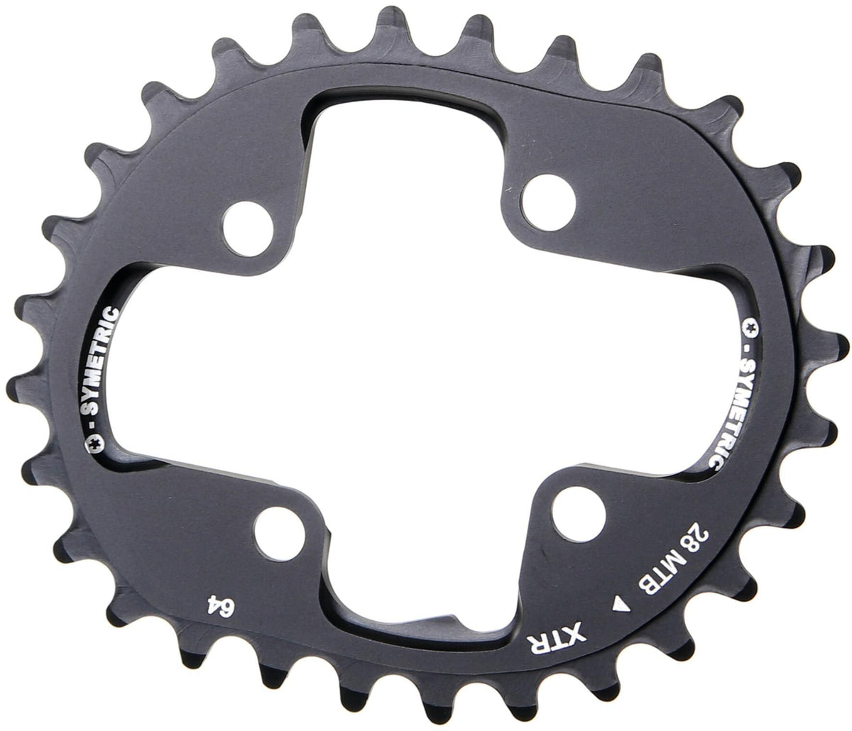 Corona O.symetric corona 28t alluminio nero
