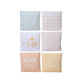 Cuscino Decoris poliestere da esterno 45 cm x l.45 cm x h.8 cm multi