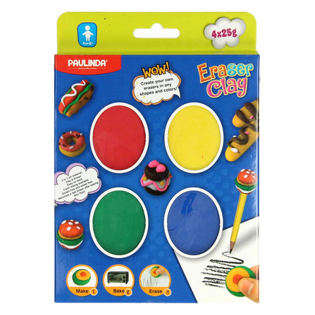 Set gomme da cancellare Paulinda, 4 pezzi