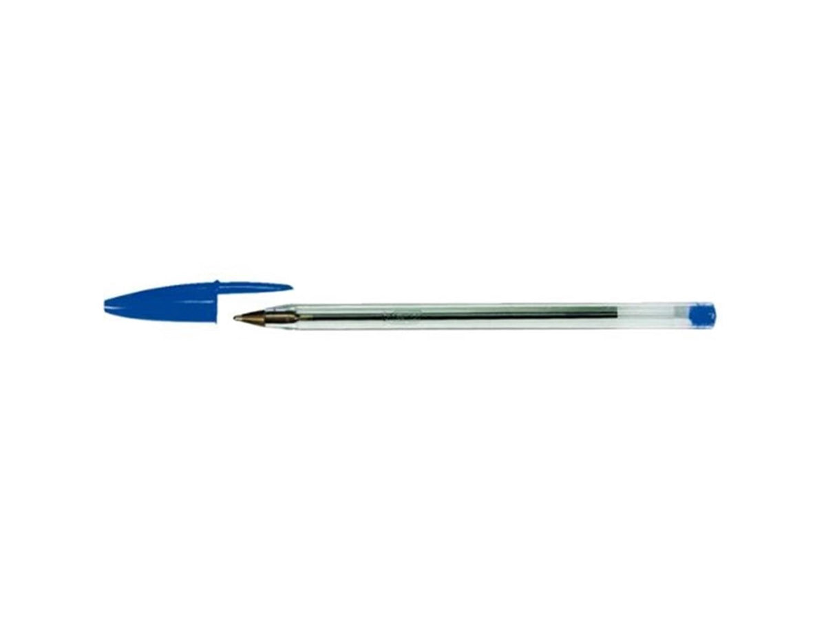 Penna a sfera Bic cristal blu 0,4 mm 50 pezzi