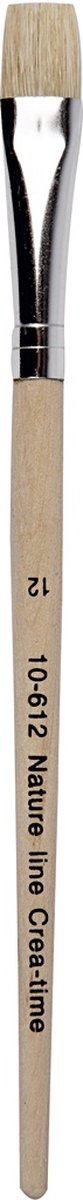 Pennelli in legno Creative Company - n. 12, manico corto, 12 pz.