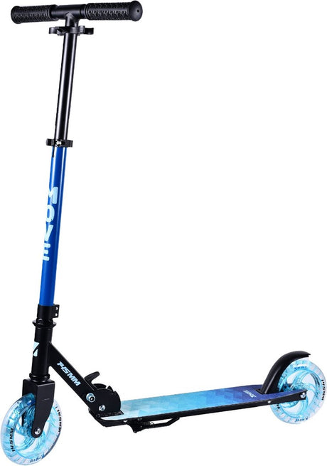 Move scooter - scooter 145 LED blue sky - blu - ruote luminose - pieghevole - manubrio regolabile in altezza - da 3 anni