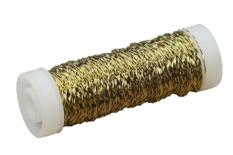 Filo metallico Hbx natural living hobby effetto stock 25 grammi oro