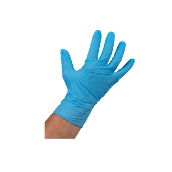 Guanto comfort nitrile blu senza polvere xl (100 pezzi)