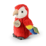 Peluche Ara rossa 16 cm ecologica