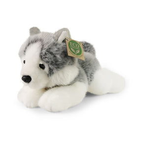 Peluche husky 24 cm ecologico