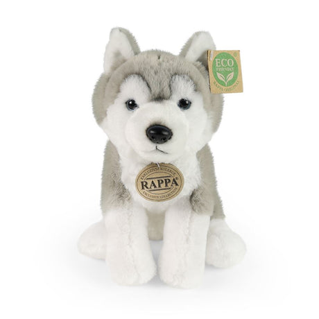 Peluche husky 23 cm eco-friendly morbido