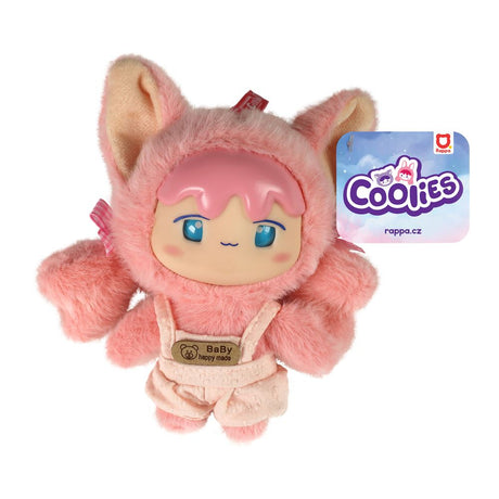 Pluchepop roze coolies. 13x16x8 cm. 0+ | 2 stuks