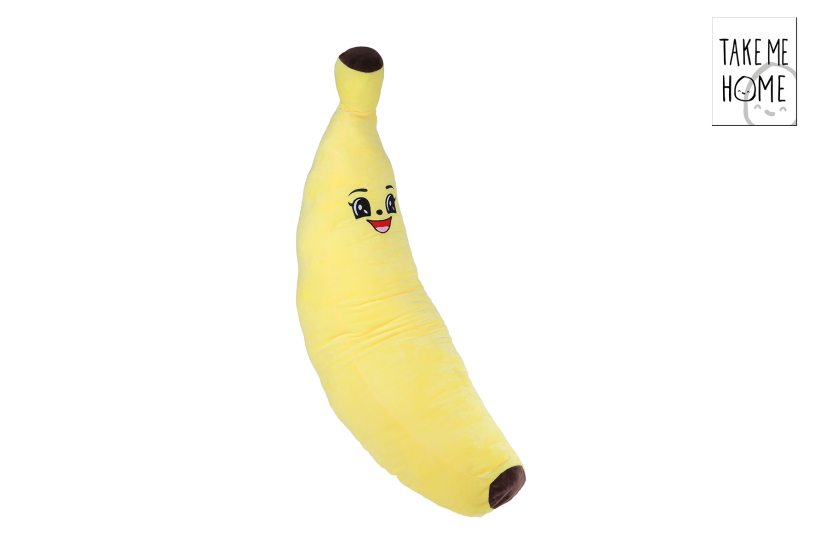 Peluche portami a casa giallo banana - 100 cm