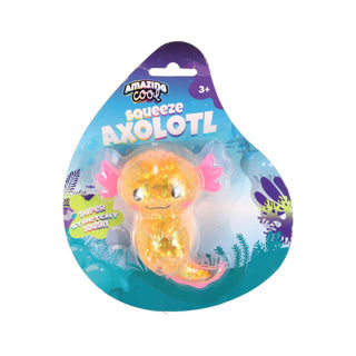Incredibile cool squeeze axolotl assortito | 4 pezzi