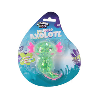 Incredibile cool squeeze axolotl assortito | 4 pezzi