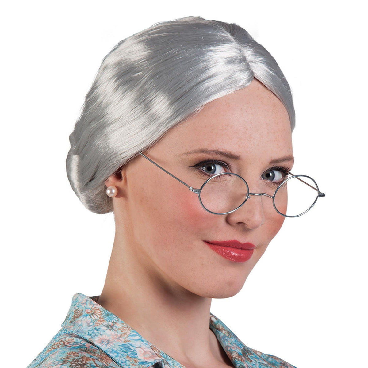 Parrucca Boland parrucca nonna capelli grigi