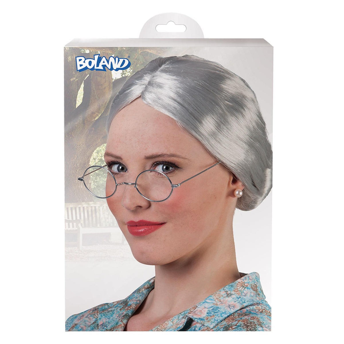 Parrucca Boland parrucca nonna capelli grigi