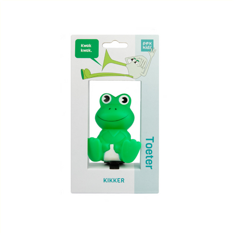 Bicycle Hupe Pexkids Frosch - verde