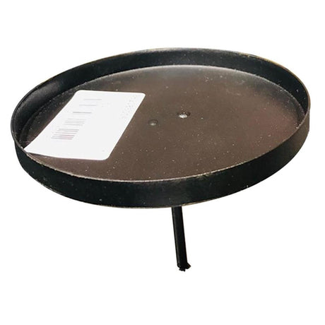 Candeliere Hbx natural living su perno per candela a colonna 2 pezzi ø8,5xh8,2cm nero