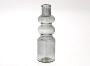 Vaso Hbx natural living gina ø7x22cm antracite trasparente