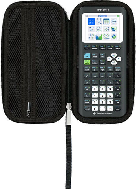 Texas Instruments Bundle calcolatrice grafica ti-84 evo-t - supporto per esami - custodia protettiva