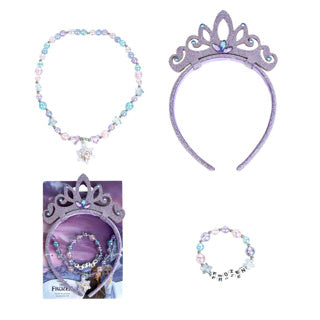 Set di gioielli con fascia per capelli Frozen | 2 pezzi