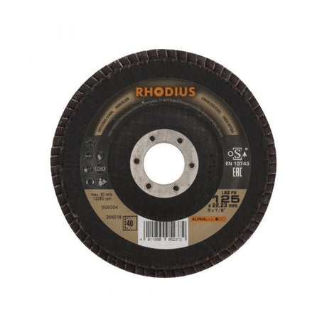 Disco lamellare 125 k40 5 in latta