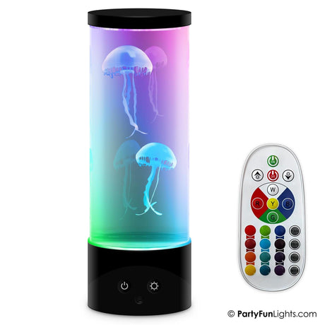 La lampada da tavolo Partyfun Lights Medusa LED multicolore funziona con batteria 3XAA e USB