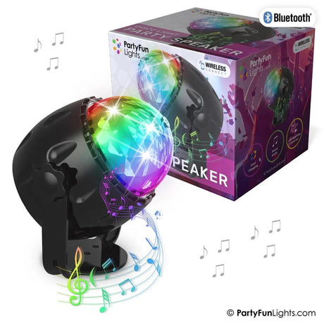 Partyfun illumina l'altoparlante per feste USB Bluetooth LED che cambia colore con telecomando