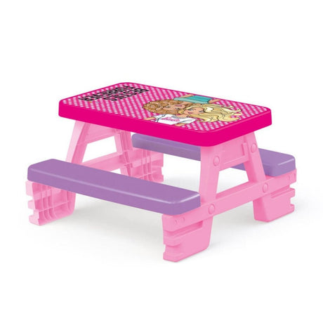 Tavolo da picnic Dolu barbie 79x69x42 cm rosa viola