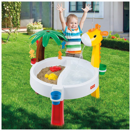 Tavolo da acqua-sabbia Dolu Fisher Price + accessori