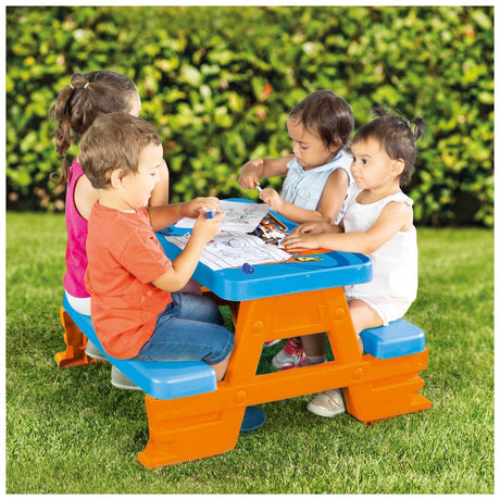 Tavolo da picnic Dolu Hot Wheels blu arancione
