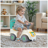 Dolu sit 'n ride vagone a piedi giallo turchese