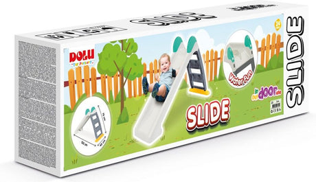 Scivolo Dolu 72x133x45 cm bianco blu giallo