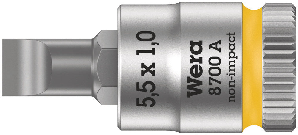 Wera 8700 a fl combinazione di bussole zyklop bit con 1 4 azionamento, fl 1,2 x 6,5 x 28 mm - 1 pezzo(i) - 05003322001