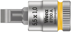 Wera 8700 a fl combinazione di bussole zyklop bit con 1 4 azionamento, fl 1,2 x 6,5 x 28 mm - 1 pezzo(i) - 05003322001