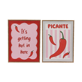 Decoris tela decorativa da parete pepe 30x2,5x40cm 2 assortiti