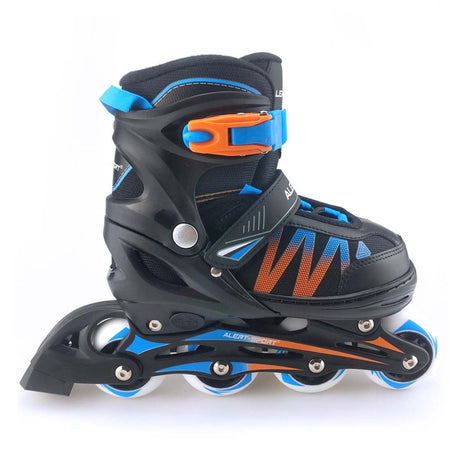 Alert inline skates size 39-42 blue orange black