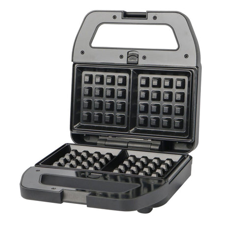 Set per waffle per sandwich quotidiano domestico nero