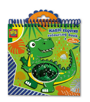Libro da colorare con le paillettes magiche