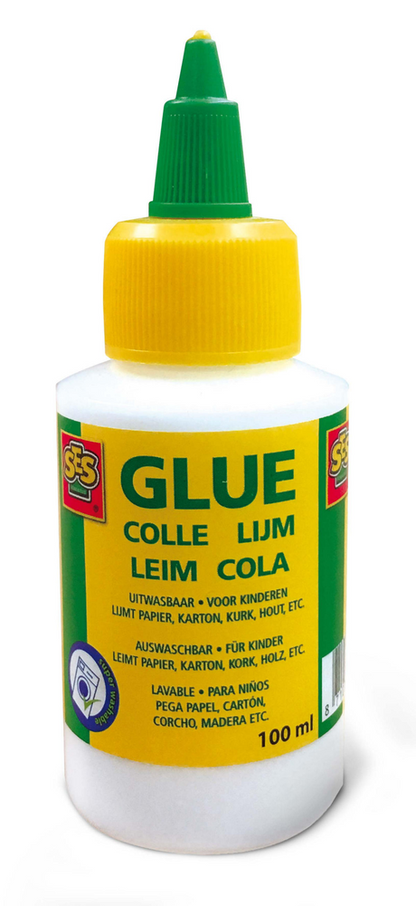 Ses creative - colla 100ml - lavabile - colla per hobby - colla artigianale - versatile