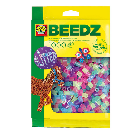 Perline termoadesive Ses creative ses - mix glitter, 1000 pz.