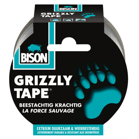 Nastro bisonte grizzly argento rotolo 25mx5cm