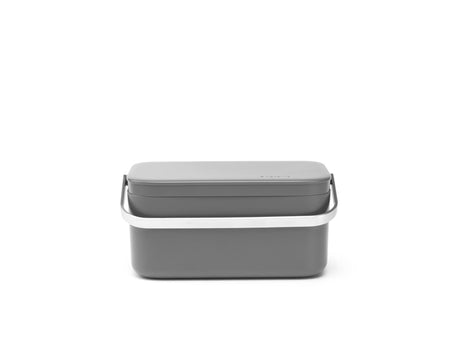 Pattumiera per lavabo Brabantia da appoggio - 1,8 litri - grigio scuro