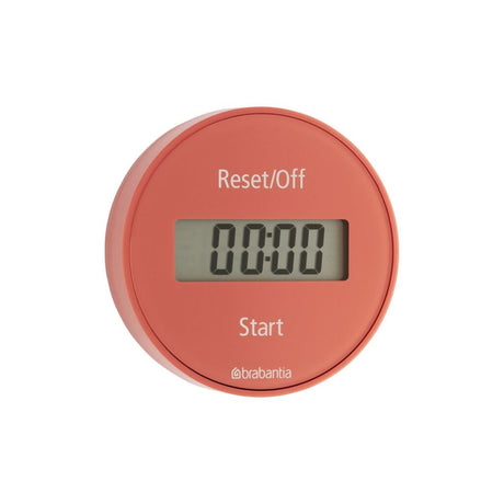 Brabantia gustoso+ timer da cucina magnetico terracotta rosa