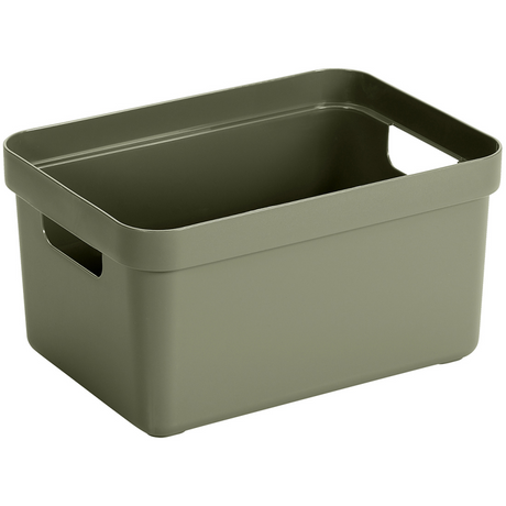 Scatola portaoggetti Sunware Sigma Home 13l verde scuro
