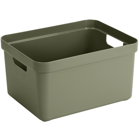 Scatola portaoggetti Sunware Sigma Home 32l verde scuro