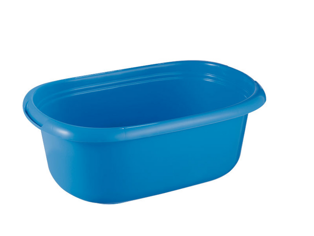 Cesto portabiancheria Sunware Basic 40 litri blu 65x44x25 cm in plastica