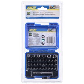 Set chiavi a bussola Kinzo bit 37 pezzi in scatola di plastica