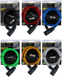 Lucchetto a cavo Dunlop ø12 mm x 65 cm - lucchetto per bicicletta con rivestimento in plastica - lucchetto a cavo per bicicletta e scooter - incluse 2 chiavi - 1 colore casuale